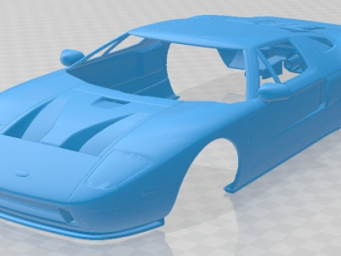 GT 40 2005 Printable Body Car Modelo de Impressão 3D