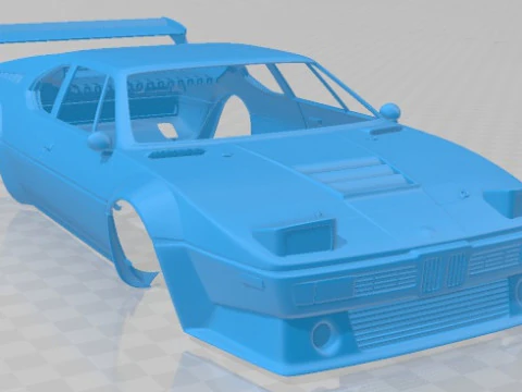 M1 Procar Race Printable Body Car 3D Print Model