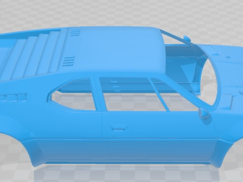 M1 Procar Race Printable Body Car 3D प्रिंट मॉडल