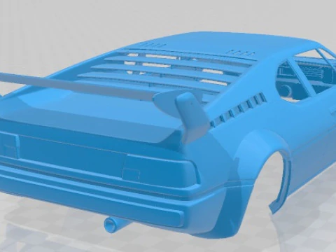 M1 Procar Race Printable Body Car 3D Print Model