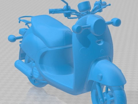 Yamaha Vino Classic 2014 Printable Motorbike 3D प्रिंट मॉडल