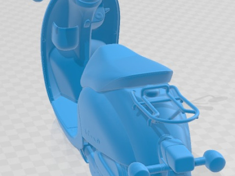 Yamaha Vino Classic 2014 Printable Motorbike 3D प्रिंट मॉडल