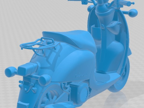 Yamaha Vino Classic 2014 Printable Motorbike 3D प्रिंट मॉडल