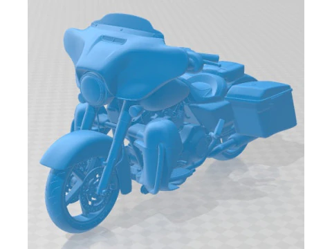 Harley Davidson Street Glide 2015 Printable Motorbike 3D Print Model