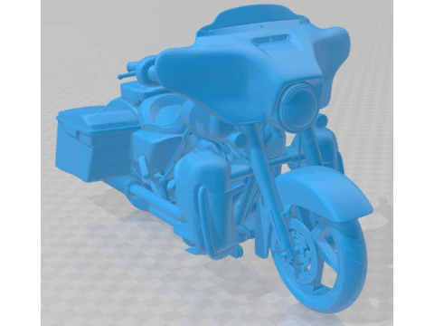 Harley Davidson Street Glide 2015 Printable Motorbike 3D Print Model
