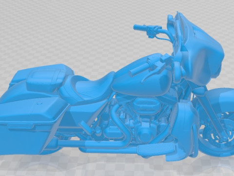 Harley Davidson Street Glide 2015 Printable Motorbike 3D-Druckmodell