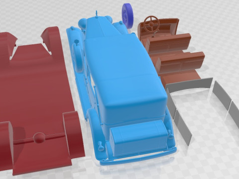 Cadillac V16 Sixteen 1930 Fleetwood Imperial Printable Car 3D Print Model