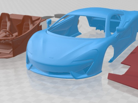 McLaren 540C Coupe 2016 Printable Car 3D Принт Модель