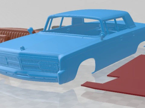 Chrysler Imperial Crown 1965 Printable Car 3D Print Model