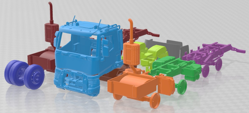 Renault K 430 Printable Truck Modèles 3D en vedette .c4d .max .obj .3ds .fbx .stl .blend 