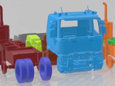 Renault K 430 Printable Truck Modèles 3D en vedette