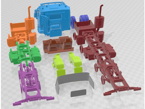 Renault K 430 Printable Truck Modèles 3D en vedette