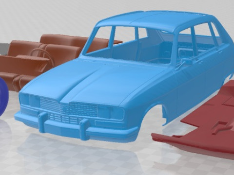 Renault 16 TX Printable Car 3D-printmodel