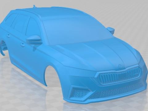 Skoda Octavia RS IV Combi 2020 Printable Body Car 3D Принт Модель