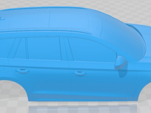 Skoda Octavia RS IV Combi 2020 Printable Body Car 3D Принт Модель