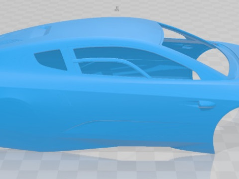 Volkswagen XL1 2014 Printable Body Car 3D Druckmodell