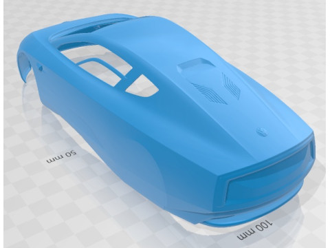 Volkswagen XL1 2014 Printable Body Car 3D Druckmodell