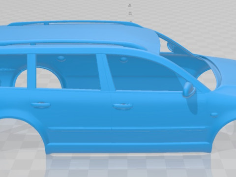 Volkswagen Passat Variant 1997 Printable Body Car Modello di stampa 3D