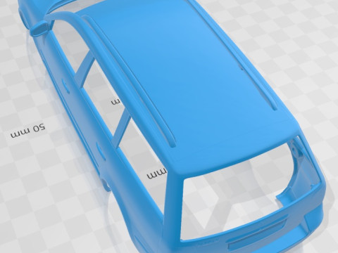 Volkswagen Passat Variant 1997 Printable Body Car Modello di stampa 3D