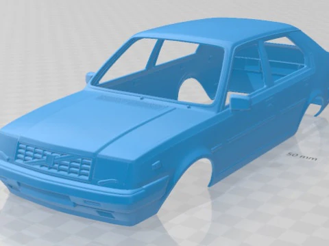 Volvo 345 5 portes 1980 Carrosserie imprimable Modèles 3D en vedette