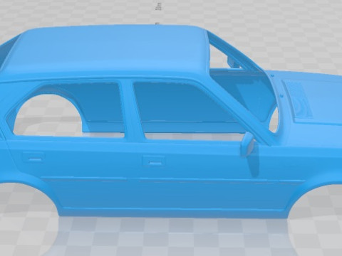Volvo 345 5 Door 1980 Printable Body Car 3D 프린트 모델