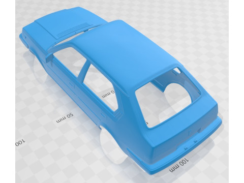 Volvo 345 5 Door 1980 Printable Body Car 3D 프린트 모델