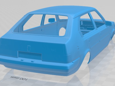 Volvo 345 5 Door 1980 Printable Body Car 3D 프린트 모델