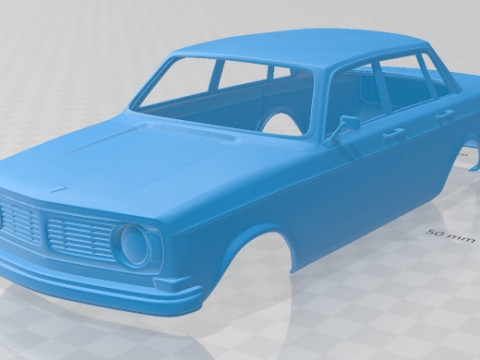 Volvo 144 Sedan 1967 Printable Body Car 3D Print Model
