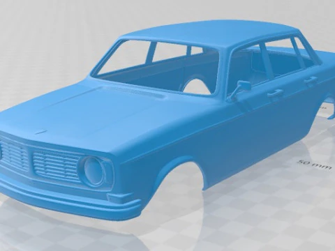 Volvo 144 Sedan 1967 Carrocer&iacute;a imprimible Modelo de impresión 3D