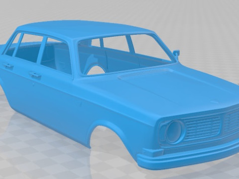 Volvo 144 Sedan 1967 Printable Body Car 3D Принт Модель