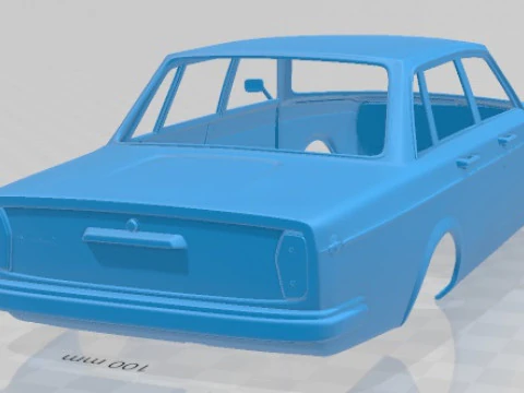 Volvo 144 Sedan 1967 Printable Body Car 3D Print Model