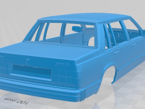 Volvo 744 Sedan 1985 Printable Body Car 3D Принт Модель