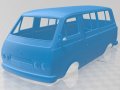 Toyota Hiace 1967 Fourgon à carrosserie imprimable Modèles 3D en vedette