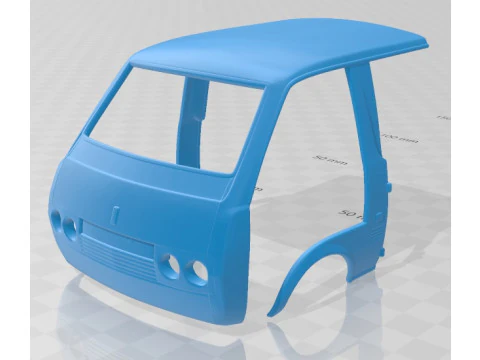 Toyota Hiace 1967 Printable Van 3D Print Model