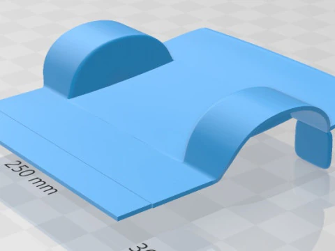 Toyota Hiace 1967 Printable Van 3D Print Model