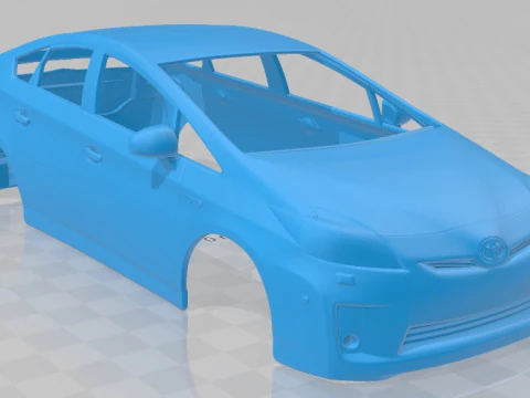 Carrozzeria stampabile Toyota Prius 2010 Modello di stampa 3D