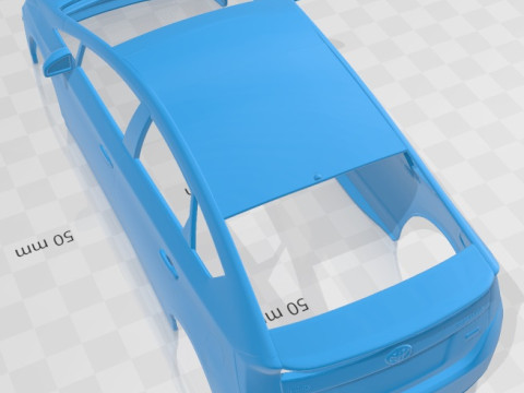 Toyota Prius 2010 Printable Body Car Modèles 3D en vedette