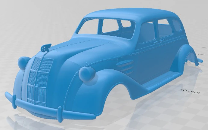 Toyota AA 1940 Printable Body Car 3D Print Model .c4d .max .obj .3ds .fbx .stl .blend 