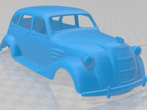 Toyota AA 1940 Printable Body Car Modello di stampa 3D
