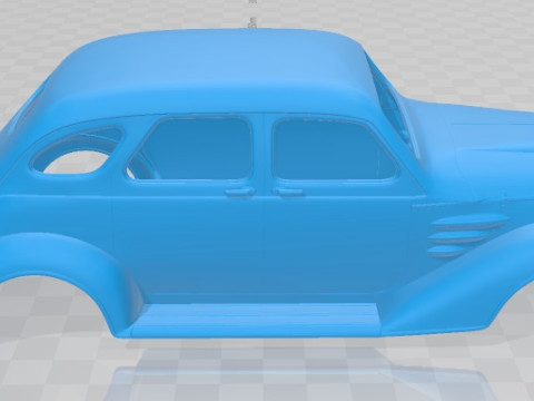 Toyota AA 1940 Printable Body Car Modello di stampa 3D