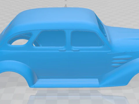 Toyota AA 1940 Printable Body Car 3D Print Model