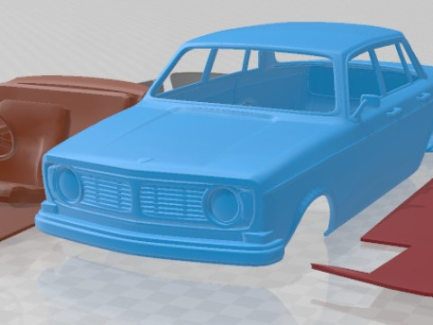 Volvo 144 Sedan 1967 Printable Car 3D Print Model