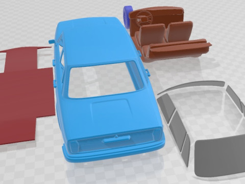 Volvo 144 Sedan 1967 Printable Car 3Dプリントモデル
