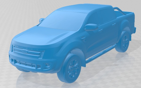 Ranger T6 2011 Printable Car 3D Druckmodell .c4d .max .obj .3ds .fbx .stl .blend