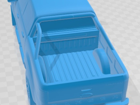 Ranger T6 2011 Printable Car 3D Druckmodell