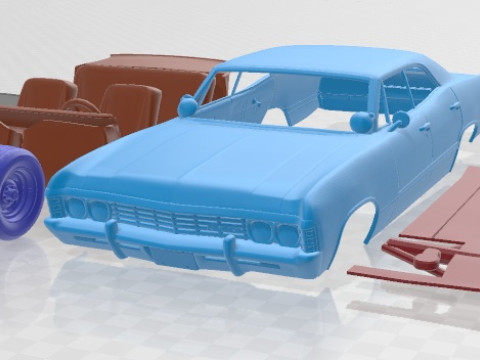 Chevrolet Impala 1967 Printable Car 3D Принт Модель