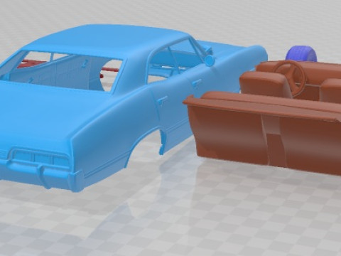 Chevrolet Impala 1967 Printable Car 3D 打印模型