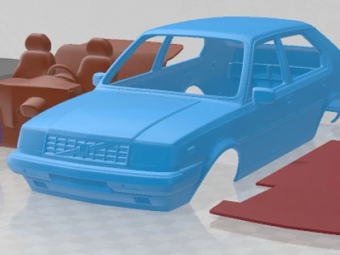 Volvo 345 5-дверный автомобиль 1980 года выпуска для печати 3D Принт Модель