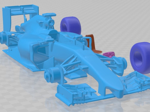 Formula 1 Infiniti 2014 Printable Car 3Dプリントモデル