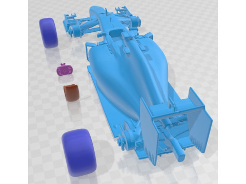 Formula 1 Infiniti 2014 Printable Car 3Dプリントモデル